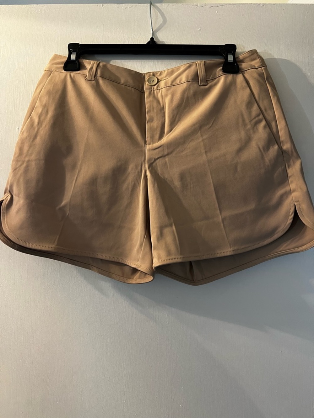 Oakley Women's Beige Athletic Bermuda Shorts